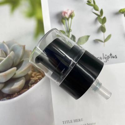 Pompe noire 24/400 de distributeur de crème de lotion COMME ressort du chapeau SS316 en dehors de 0.25ML/T