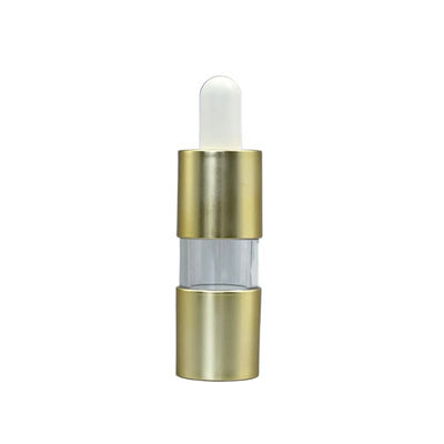 Compte-gouttes liquide de revêtement UV d'huile essentielle d'or de dosage vide de la bouteille 20ml 0.25ml avec l'ampoule