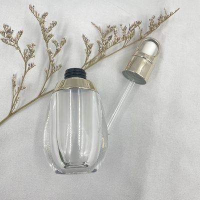 L'oeuf forment mur acrylique fait sur commande de la bouteille blanche 10ml pp de compte-gouttes le double