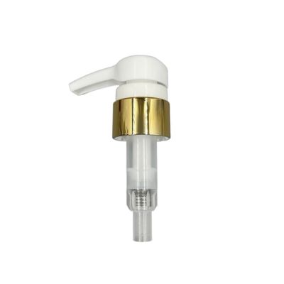 Blanc de pompe de distributeur de lotion du dosage 3.5ML 28/410 33/410 avec la fermeture d'ABS