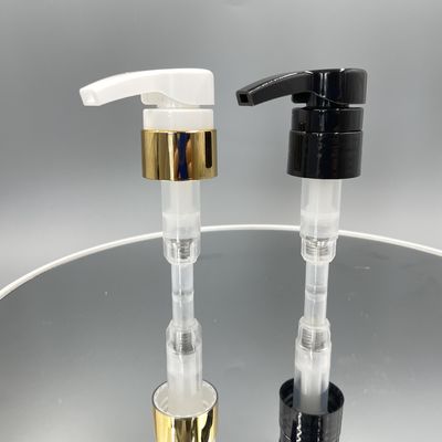 Blanc de pompe de distributeur de lotion du dosage 3.5ML 28/410 33/410 avec la fermeture d'ABS