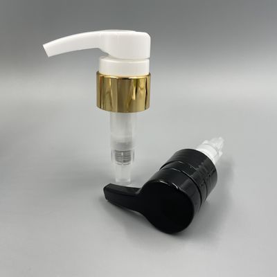 Blanc de pompe de distributeur de lotion du dosage 3.5ML 28/410 33/410 avec la fermeture d'ABS