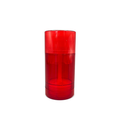 Conteneur fait sur commande rouge de stick déodorant 75g autour d'as avec l'impression