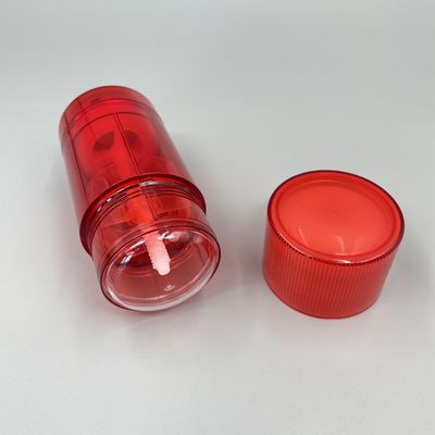 Conteneur fait sur commande rouge de stick déodorant 75g autour d'as avec l'impression