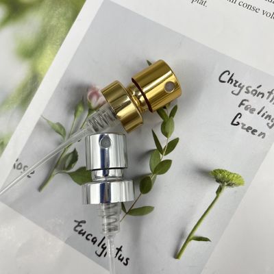 Remplacement 15 de bec de pulvérisateur de pompe de parfum d'or 400 0.09ML en aluminium avec l'olive