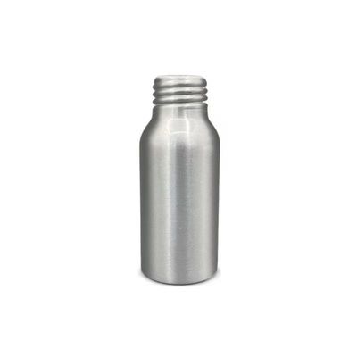 Empêchez la couleur adaptée aux besoins du client par 24mm en aluminium argentée de cou de la bouteille 50ml 35*85mm de fuite