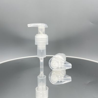 distributeur recyclable de 24/410 28/410 fermeture à nervures et douce aucun contact en métal toute la pompe en plastique de lotion