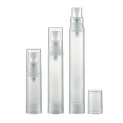 Petite couleur adaptée aux besoins du client en plastique privée d'air de la bouteille 10ml 15ml de pompe de jet