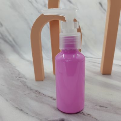 Le voyage a placé bleu-clair vert clair de pourpre de rose de bouteille de pompe d'animal familier des soins de la peau 75ml de série