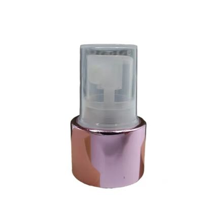 Pompe fine 24/410 de pulvérisateur de brume de fermeture argentée brillante d'électrodéposition pour le parfum