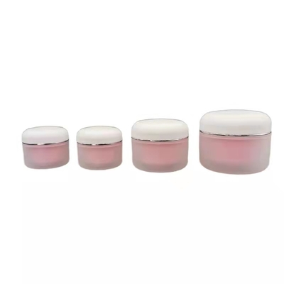 Pp ronds doublent le pot cosmétique de la crème 100g pour la crème hydratante de soins de la peau