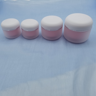 Pp ronds doublent le pot cosmétique de la crème 100g pour la crème hydratante de soins de la peau