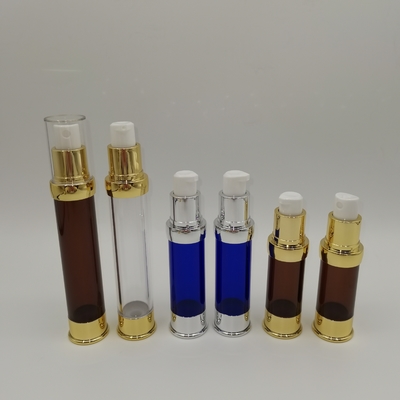 Le déclencheur 15ml, 20ml, 30ml de lotion a métallisé pour la bouteille privée d'air en plastique de sérum de lotion