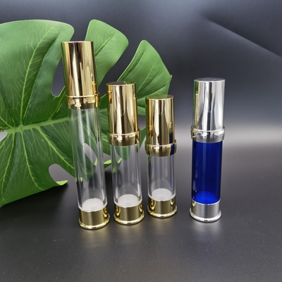 Le déclencheur 15ml, 20ml, 30ml de lotion a métallisé pour la bouteille privée d'air en plastique de sérum de lotion