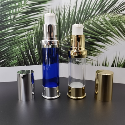 Le déclencheur 15ml, 20ml, 30ml de lotion a métallisé pour la bouteille privée d'air en plastique de sérum de lotion