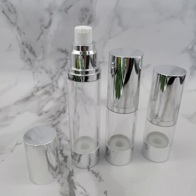 15ml, 30ml, bouteille privée d'air de pompe d'emballage des soins de la peau 50ml