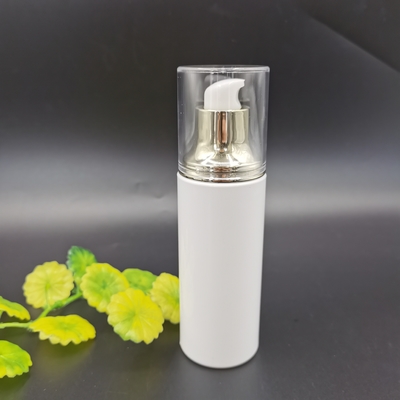 Bouteille de la pompe 100ml Petg de lotion de chapeau d'as ou d'ABS pour les produits capillaires crèmes faciaux