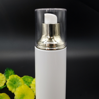 Bouteille de la pompe 100ml Petg de lotion de chapeau d'as ou d'ABS pour les produits capillaires crèmes faciaux