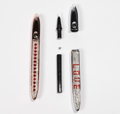 Capacité remplissante extérieure 0.8-1.0ML de Diamond Style Leather Style Customizable de corps de tube de conception de bateau