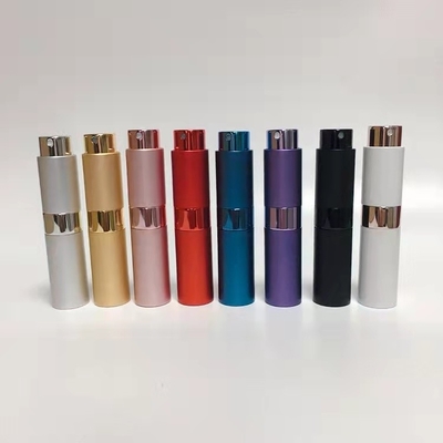 bouteille écologique en aluminium + en verre de 8ml de recharge de parfum