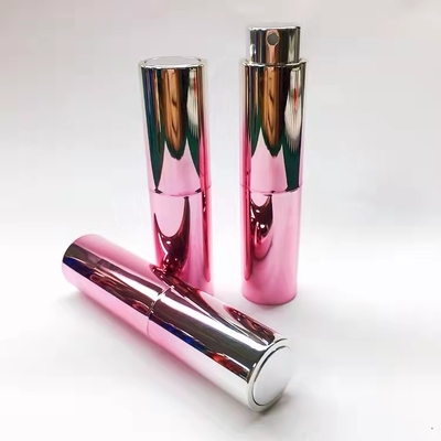 Bouteille remplaçable de parfum de bouteille adaptée aux besoins du client par couleur UV de jet de parfum de couleur d'or du gradient 10ML
