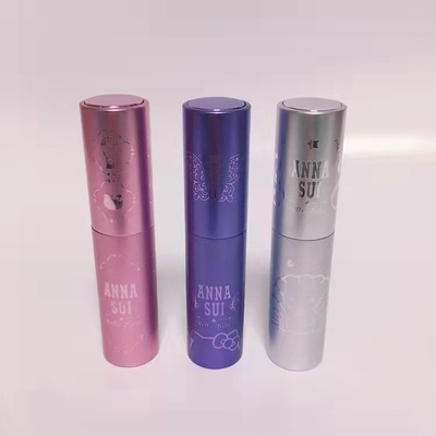 Bouteille en verre remplaçable de luxe de relief de la conception 10ml 8ml de bouteille de jet de parfum d'aluminium