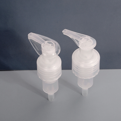 distributeur recyclable de 24/410 28/410 fermeture à nervures et douce aucun contact en métal toute la pompe en plastique de lotion