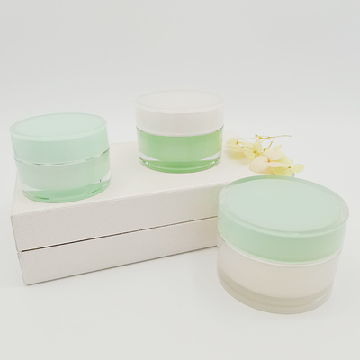 Pot cosmétique 15g 30g 50g autour de crème de visage crème acrylique vide de pot pour des soins de la peau