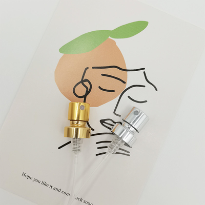 Remplacement 15 de bec de pulvérisateur de pompe de parfum d'or 400 0.09ML en aluminium avec l'olive